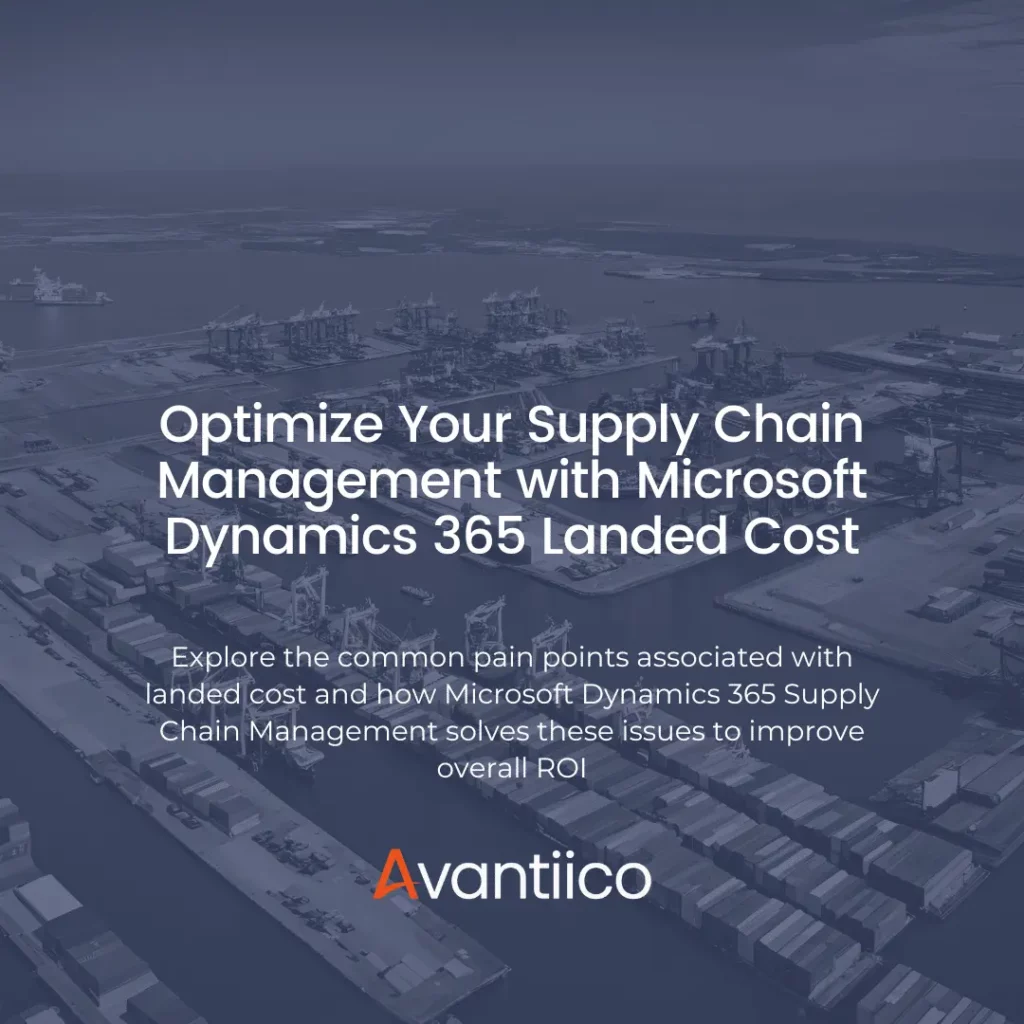 Dynamics-365-Landed-Cost