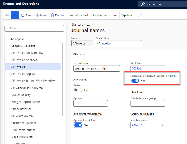 Screenshot of AMCS Automatic Submission for Journal Workflows in action