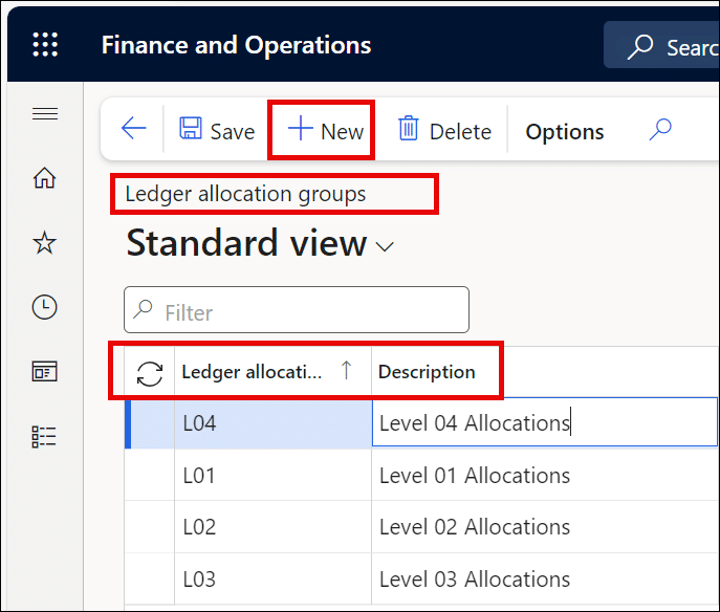 How To Create Ledger Allocation Groups Using AMCS in D365