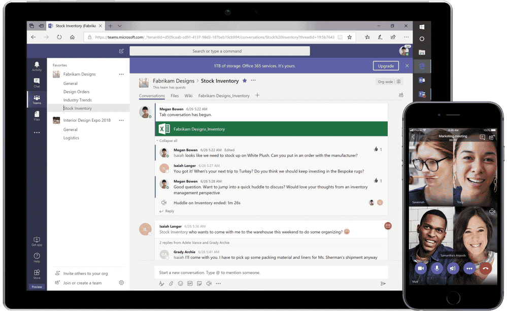 Microsoft Teams Collaboration Chat Storage Power