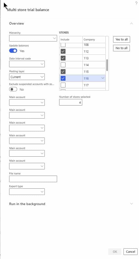 Multi- Company Trial Balance