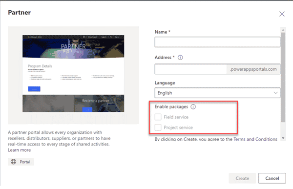 Project Service Automation feature