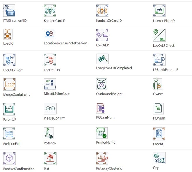 Task list in the Dynamics 365 mobile warehouse operations app