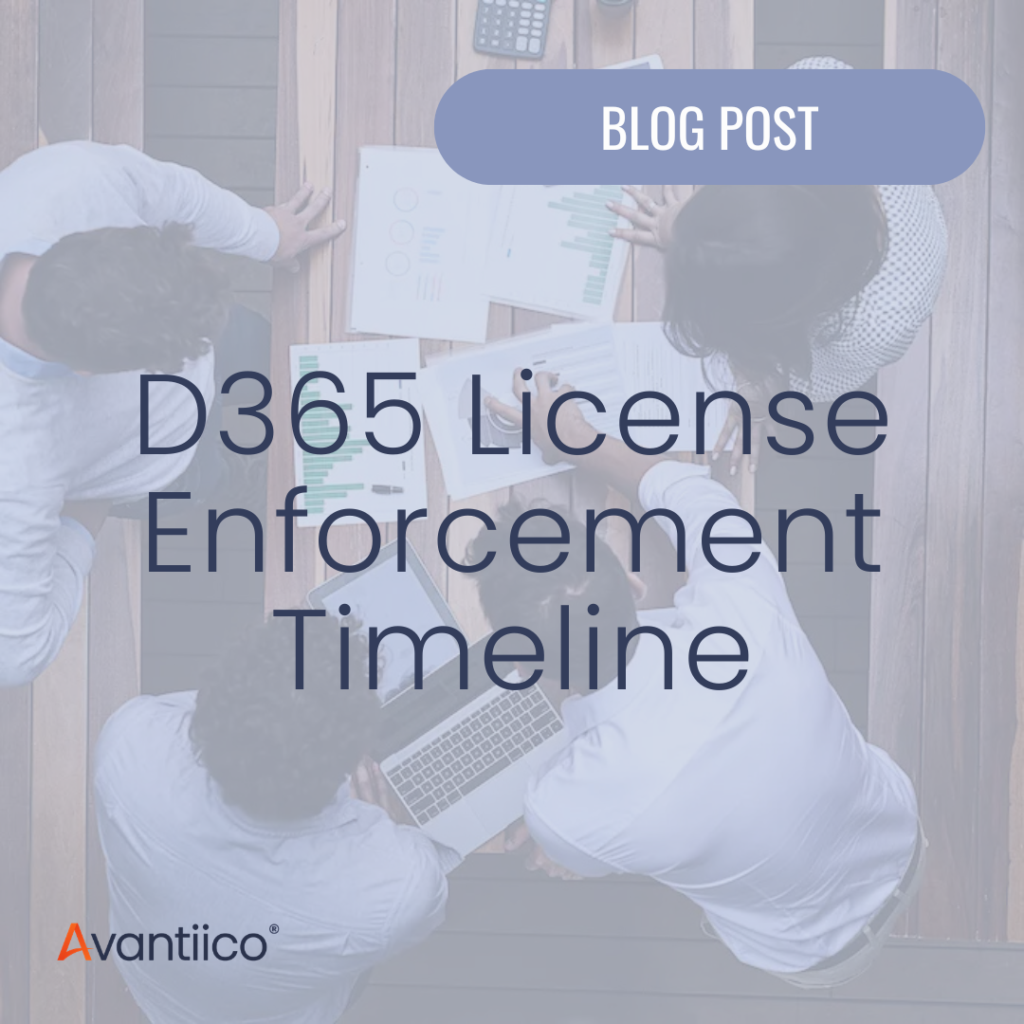 A cover of an article that breaks down the D365 F&SCM license enforcement timeline in plain English.
