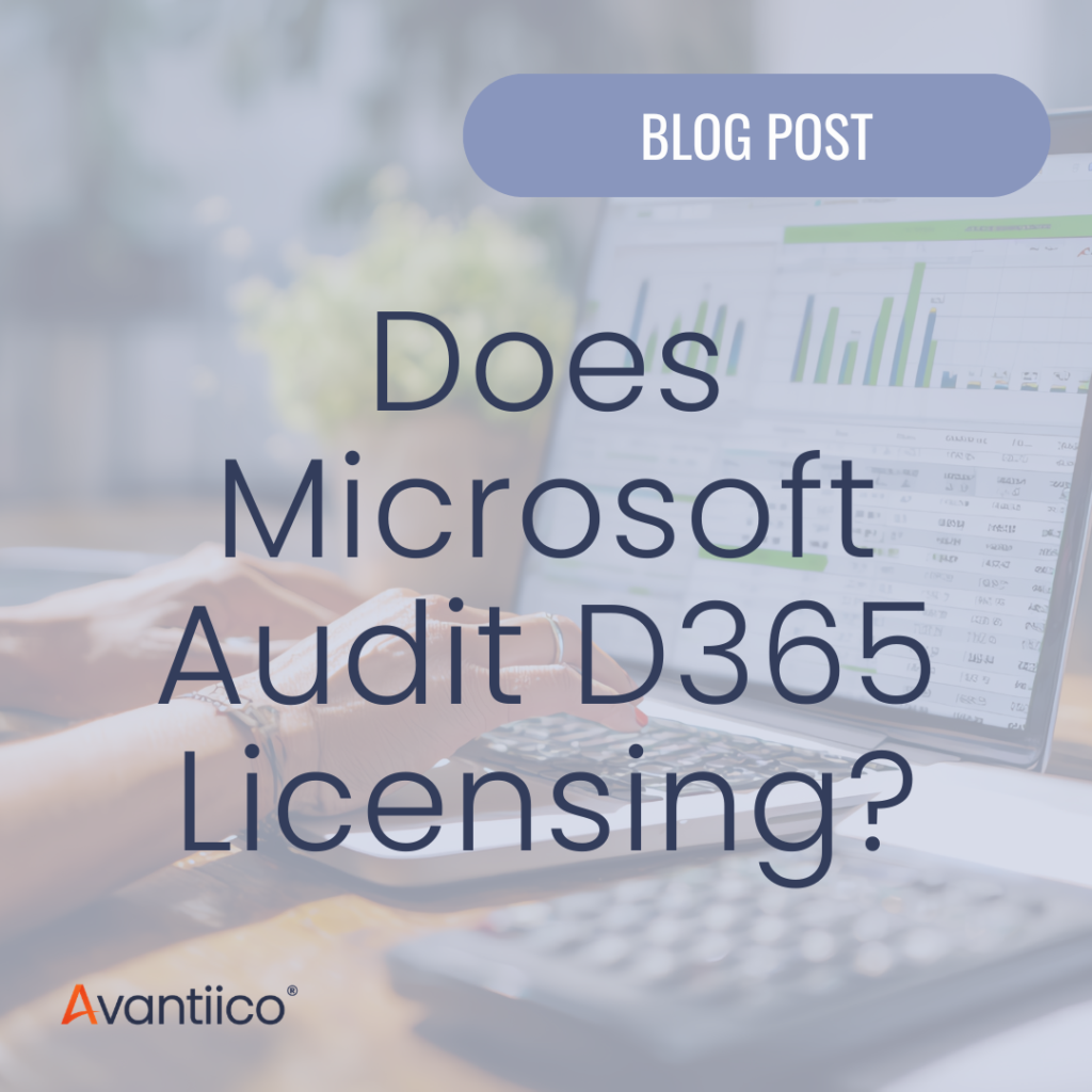 A cover image for an article that answers the question, "Does Microsoft Audit D365 Licensing?"