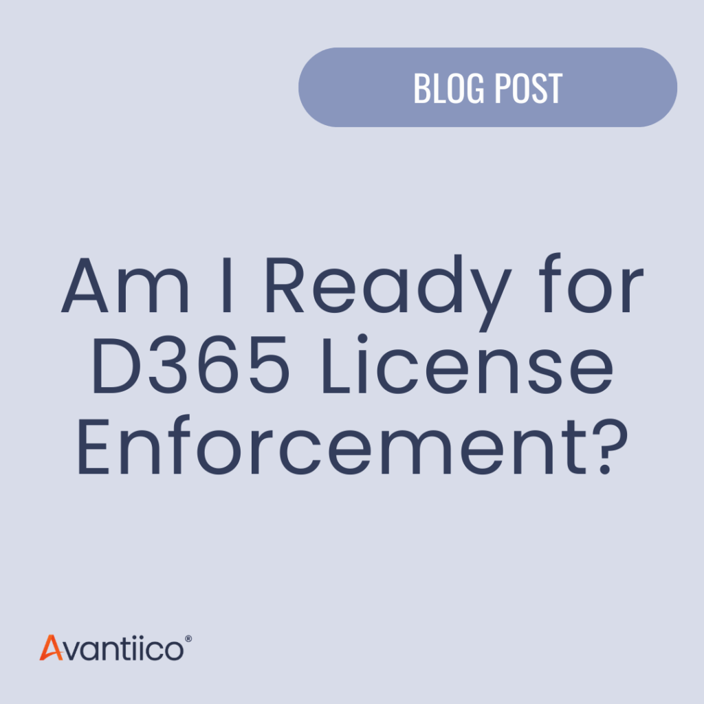 A cover image for an article that helps people answer the question: Am I ready for Dynamics 365 F&SCM license enforcement?
