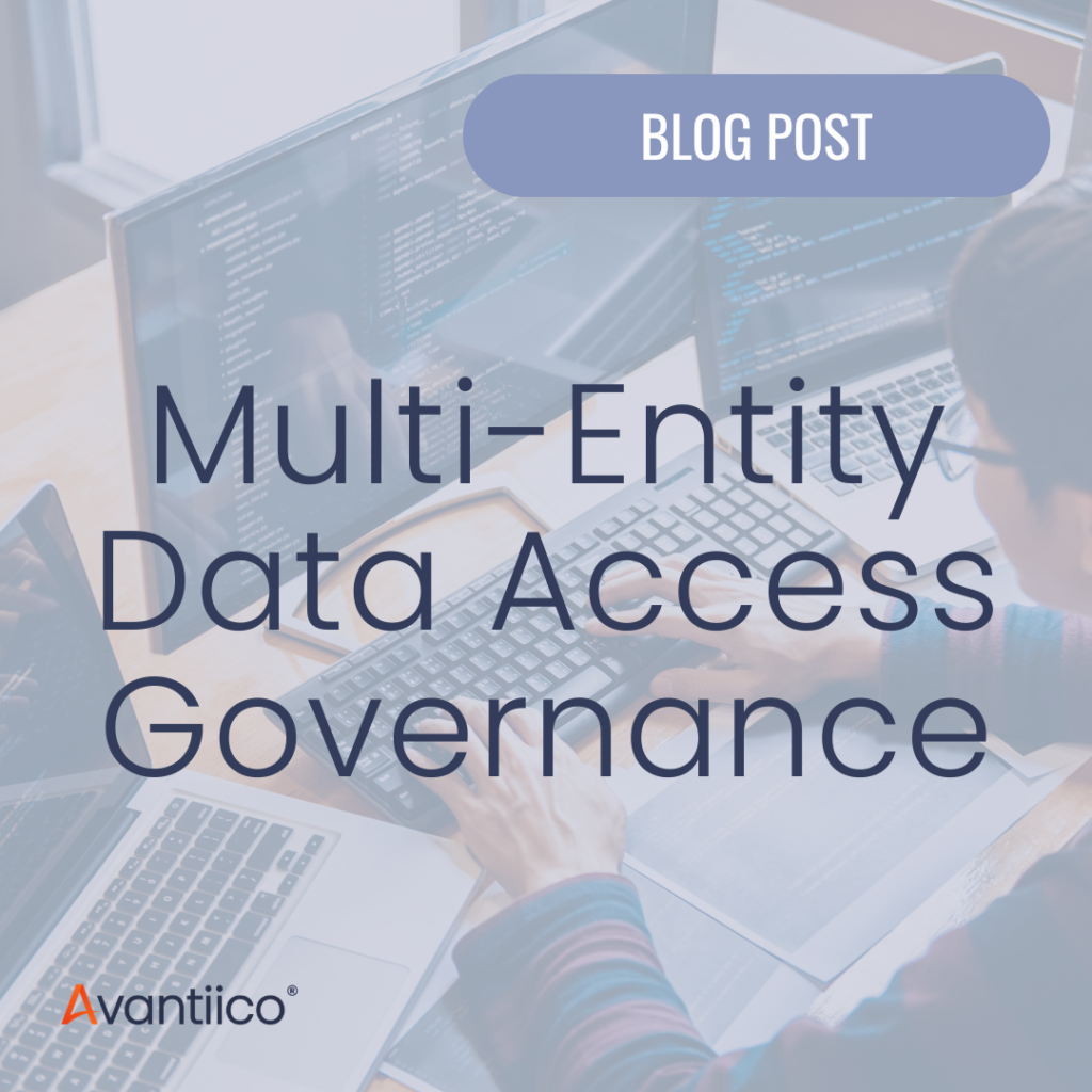 A cover image for an article about Multi-Entity Data Security Access Governance in Dynamics 365.