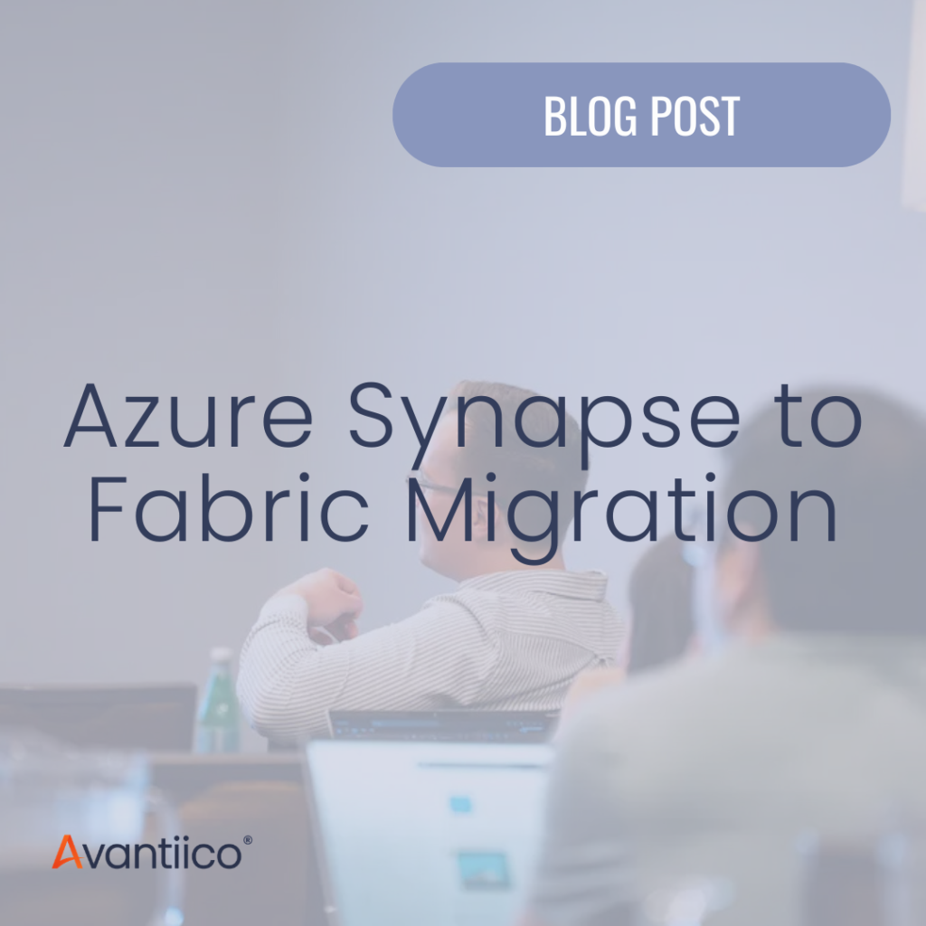 A featured image for a Azure Synapse to Fabric Migration guide that details how to migrate from Synapse to Microsoft Fabric.