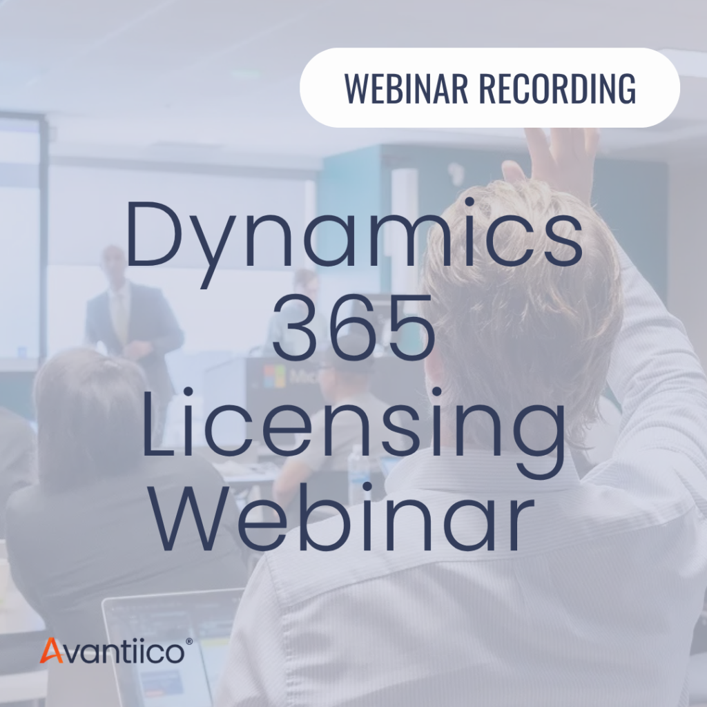 A cover image for a page that has our gated Dynamics 365. Licensing webinar.