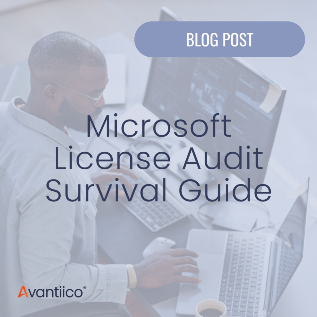 A cover image for the Microsoft License Compliance Audit Survival Guide for enterprise businesses.