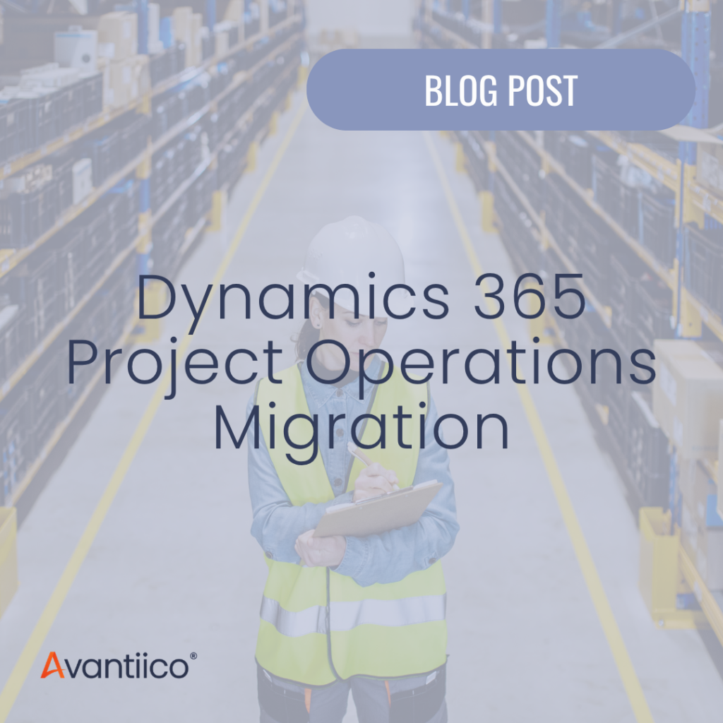 dynamics 365 project operations migration