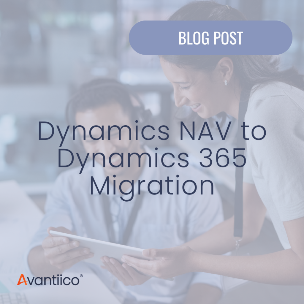 Featured image for an article about running a Dynamics NAV to Dynamics 365 migration.